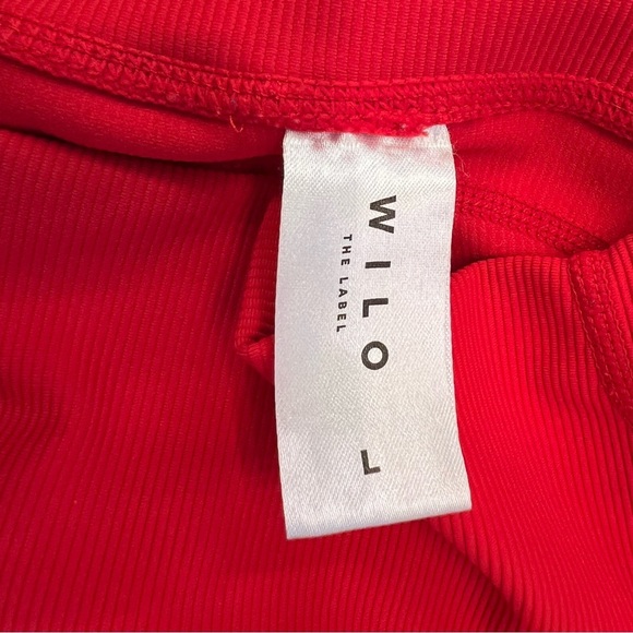 WILO the Label Ribbed leggings Red Size Large - Picture 5 of 11
